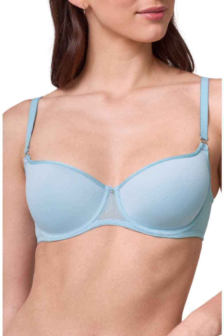 Underwire Spacer Balconette Bra, Main, color, DEWDROP