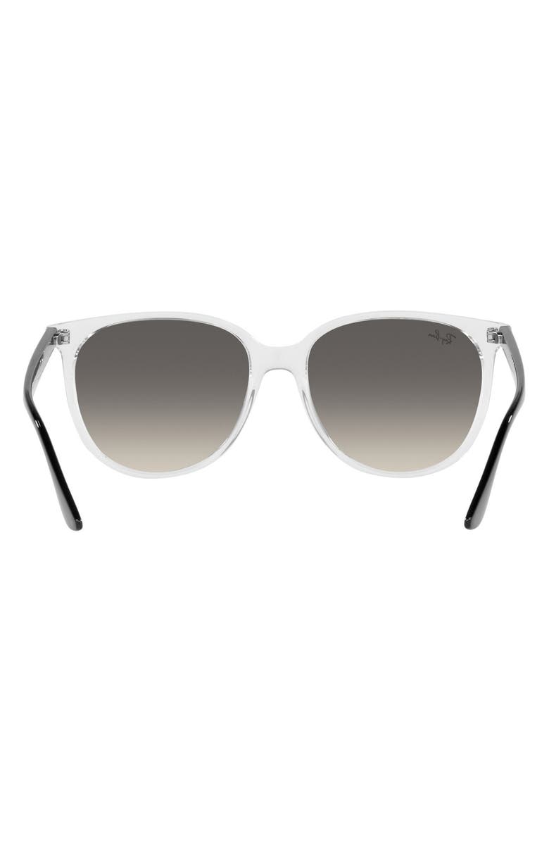 Ray-Ban 54mm Gradient Square Sunglasses, Alternate, color, Transparent / Grey Gradient