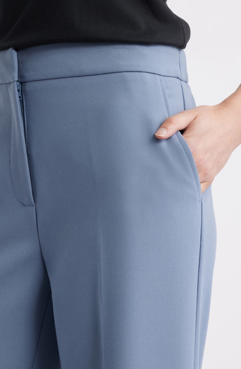 Nordstrom The Lennox Wide Leg Trousers, Alternate, color, Blue Chip