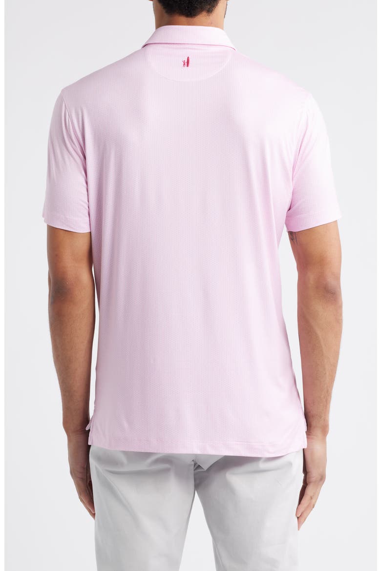 Marlin Microprint Featherweight Performance Polo, Alternate, color, AZALEA