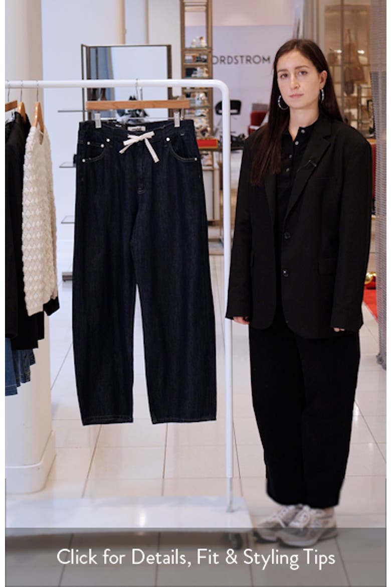 Nella Drawstring High Waist Jeans video