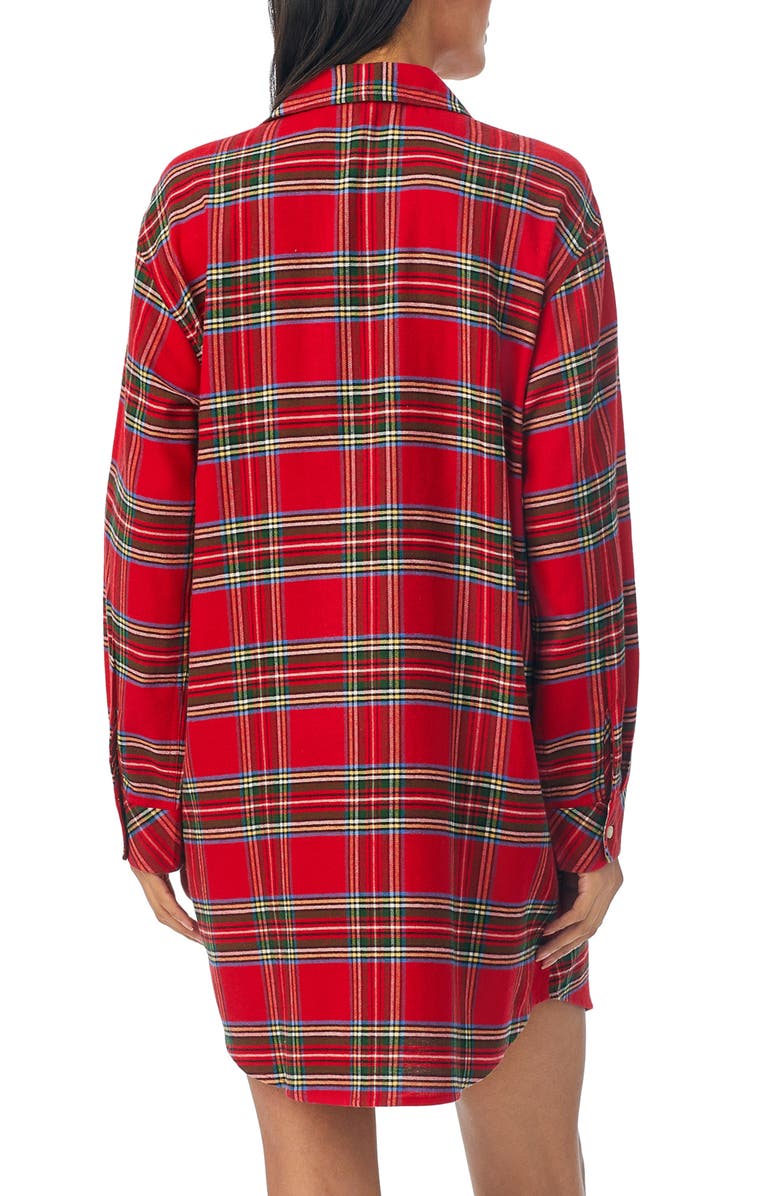 Lauren Ralph Lauren Plaid Sleep Shirt, Alternate, color, 