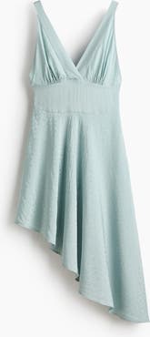 H&M Asymmetric Jacquard-weave Dress