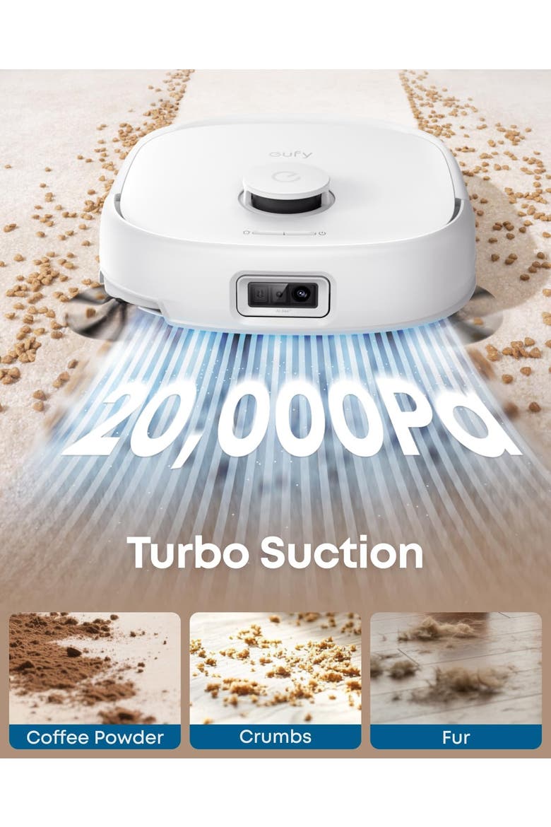 E25 Omni Robot Vacuum Self-Cleaning All-in-One Station with Official Replacement Parts Kit, Alternate, color, White