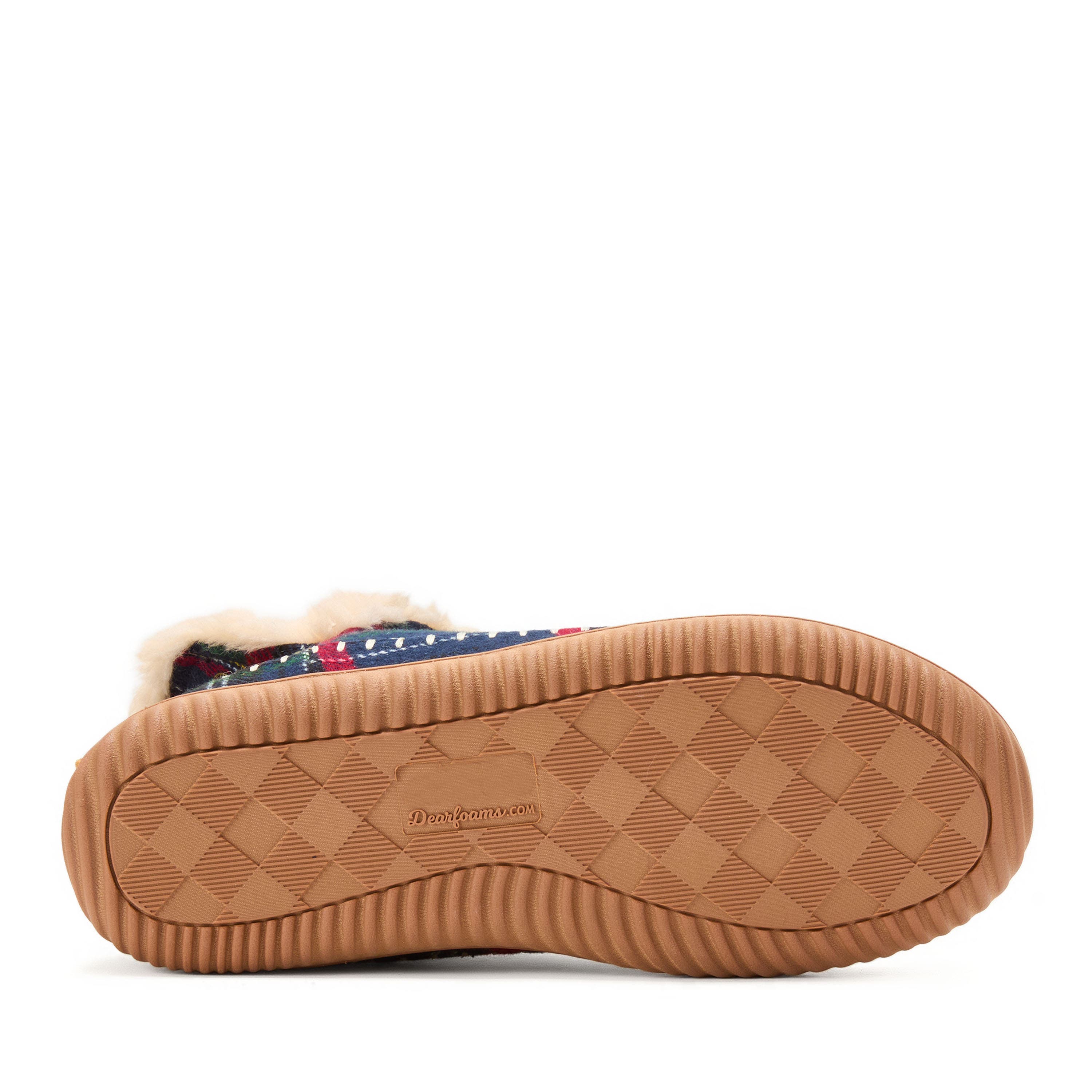 DEARFOAMS Brixen Bootie Slipper, Alternate, color, Blue Multi