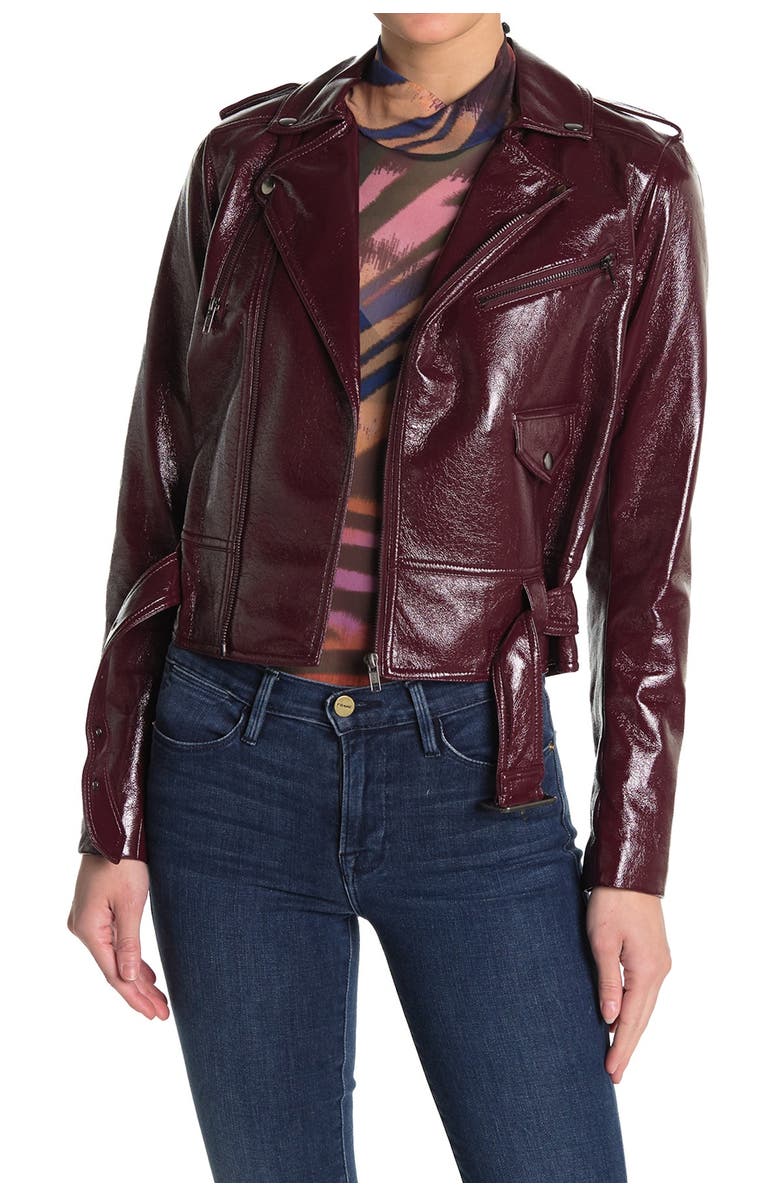 Parker Cooper Faux Leather Jacket, Main, color, 