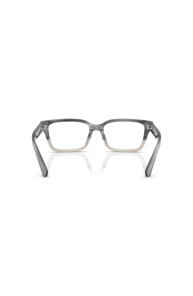 Burberry 53mm Rectangle optical glasses, Alternate, color, Grey