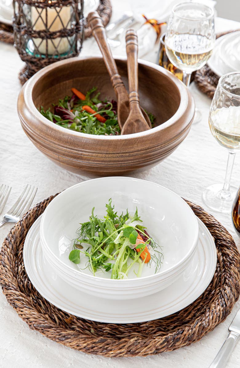 Juliska Bilbao Coupé Bowl, Alternate, color, Whitewash