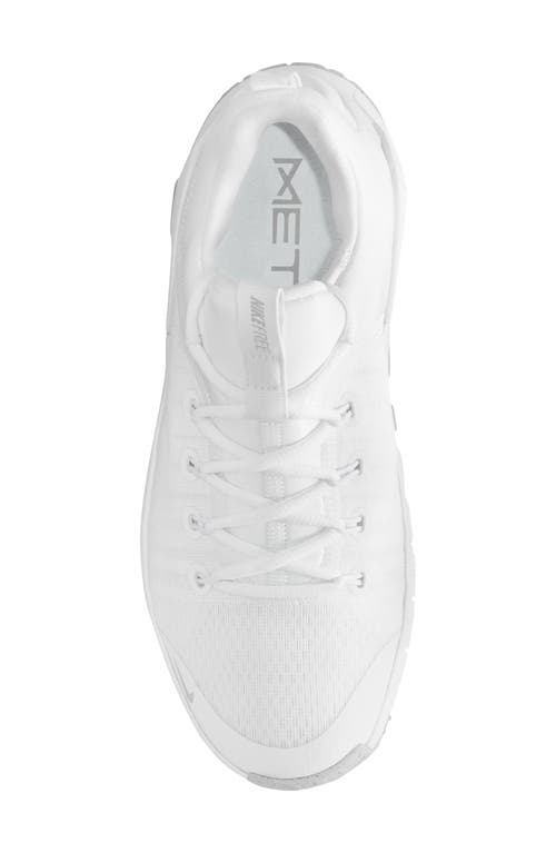Nike Free Metcon 6 Mesh Sneakers In White