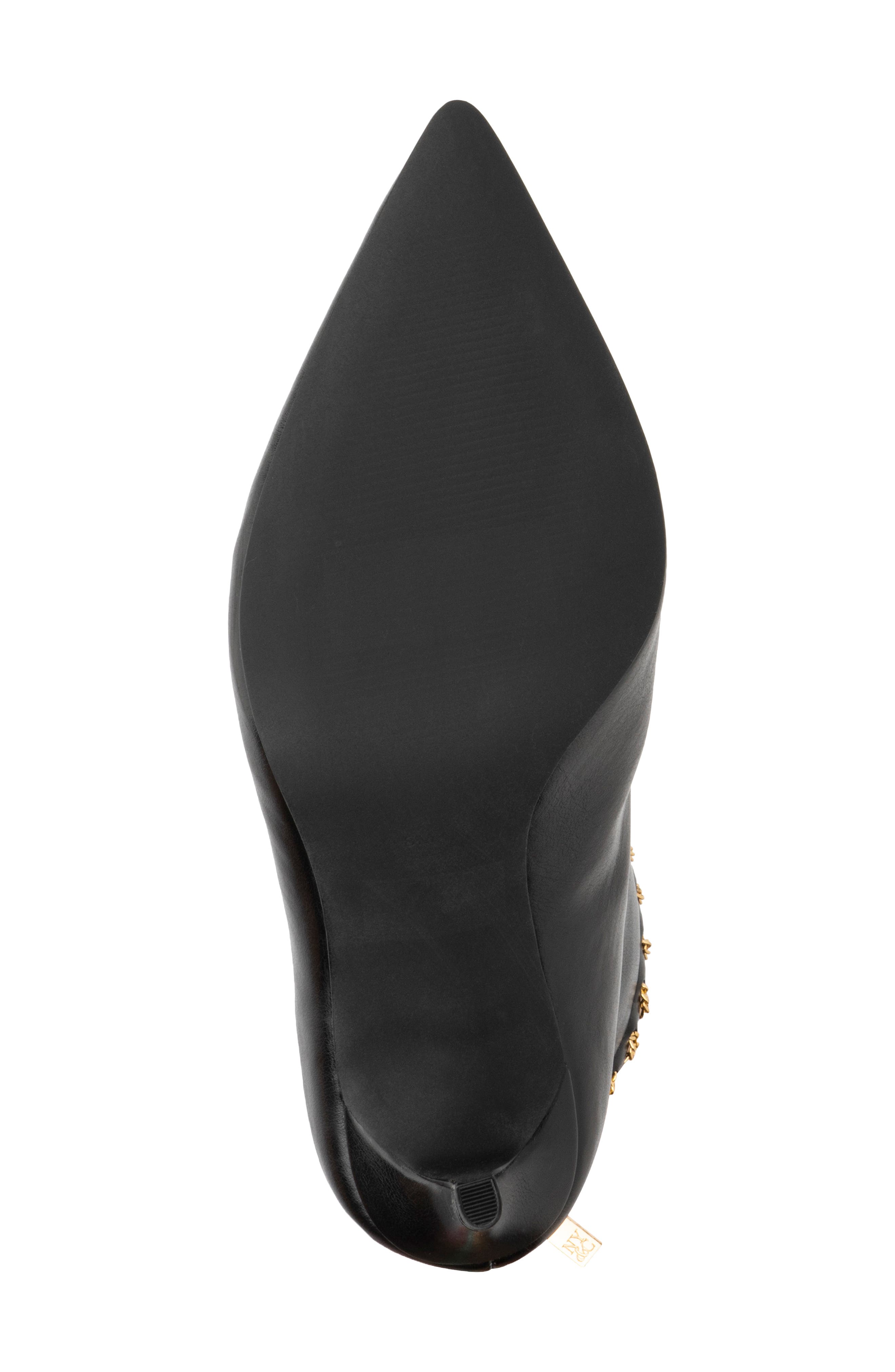 NEW YORK AND COMPANY Deborah Faux Leather Western Bootie, Alternate, color, Black