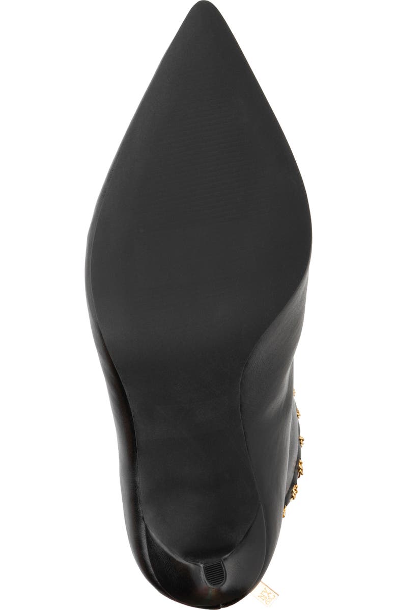 NEW YORK AND COMPANY Deborah Faux Leather Western Bootie, Alternate, color, Black