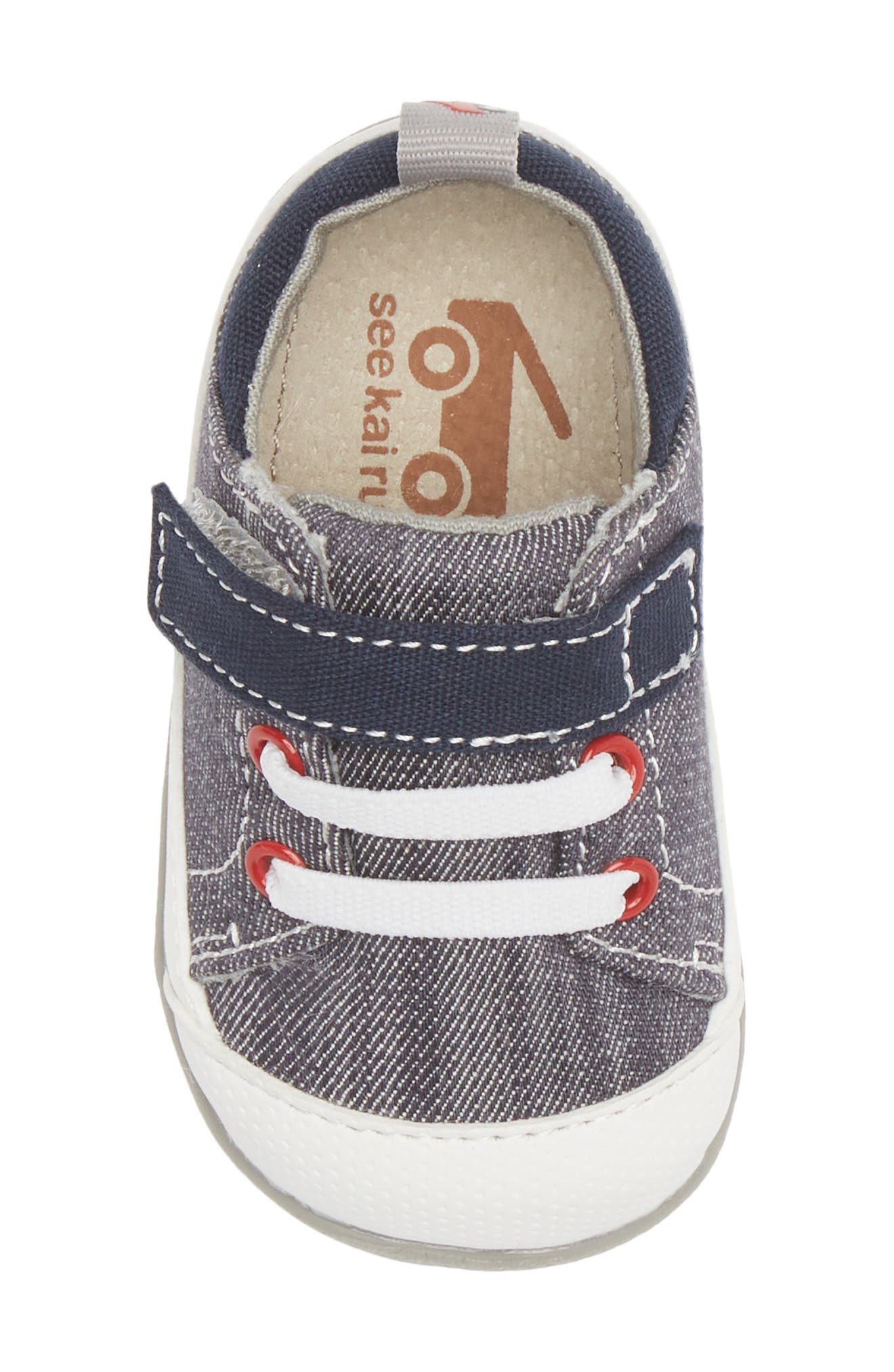 Stevie II Sneaker, Alternate, color, GRAY DENIM