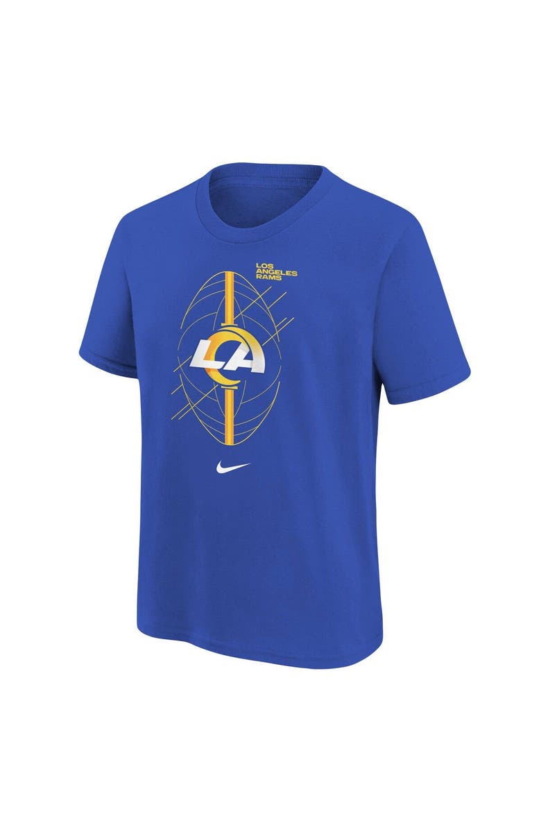 Nike Preschool Nike Royal Los Angeles Rams Icon T-Shirt, Alternate, color, 