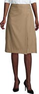Lands' End School Uniform  Solid A-line Skirt Below the Knee