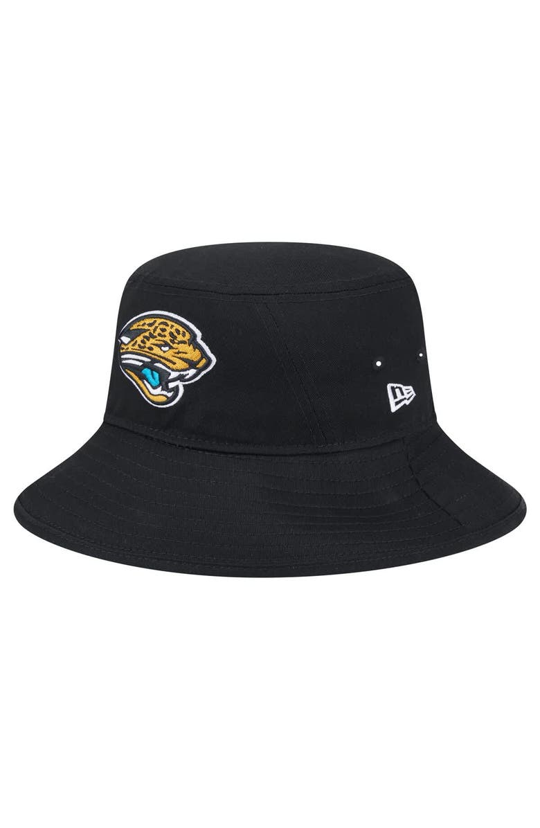 New Era Men's New Era Black Jacksonville Jaguars Main Bucket Hat, Alternate, color,