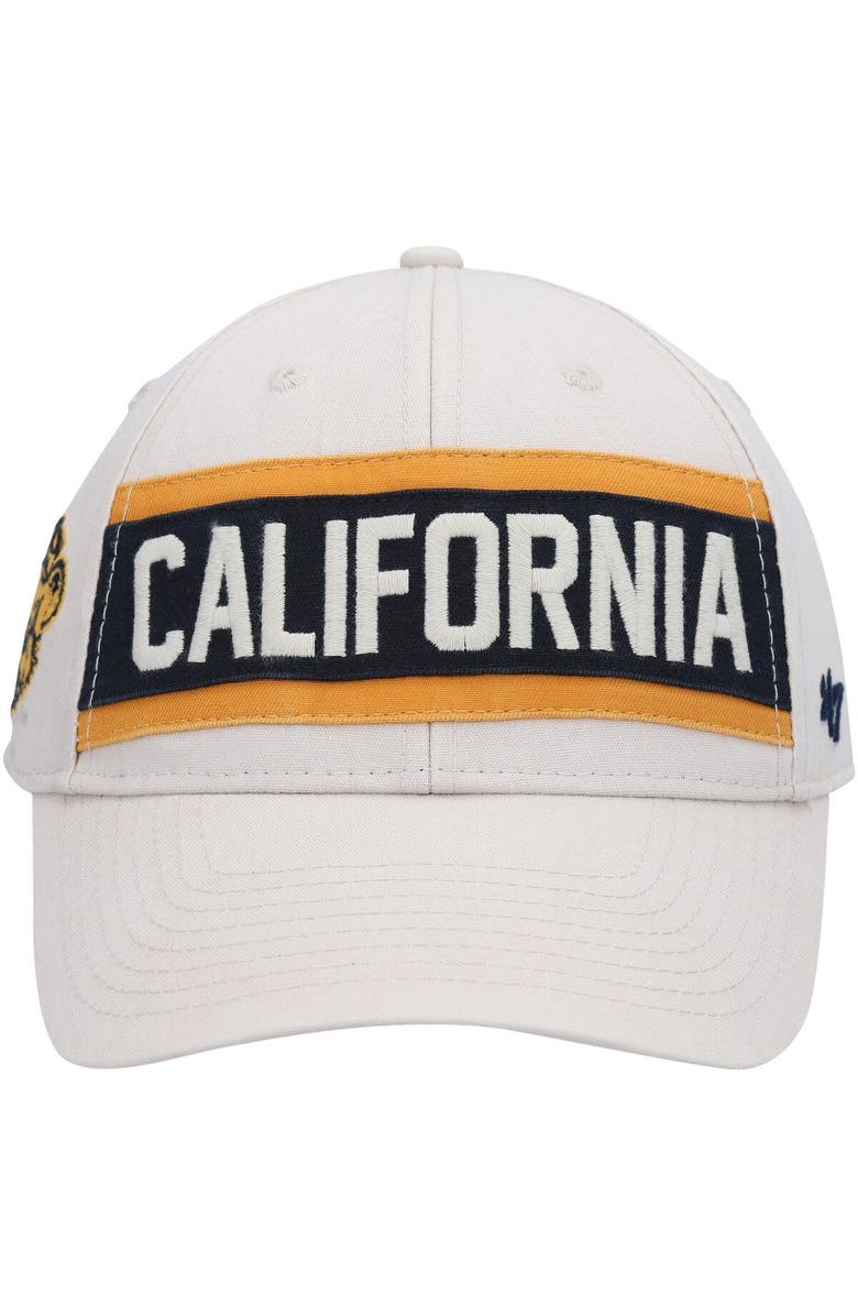 '47 Men's '47 Cream Cal Bears Crossroad MVP Adjustable Hat, Alternate, color, 