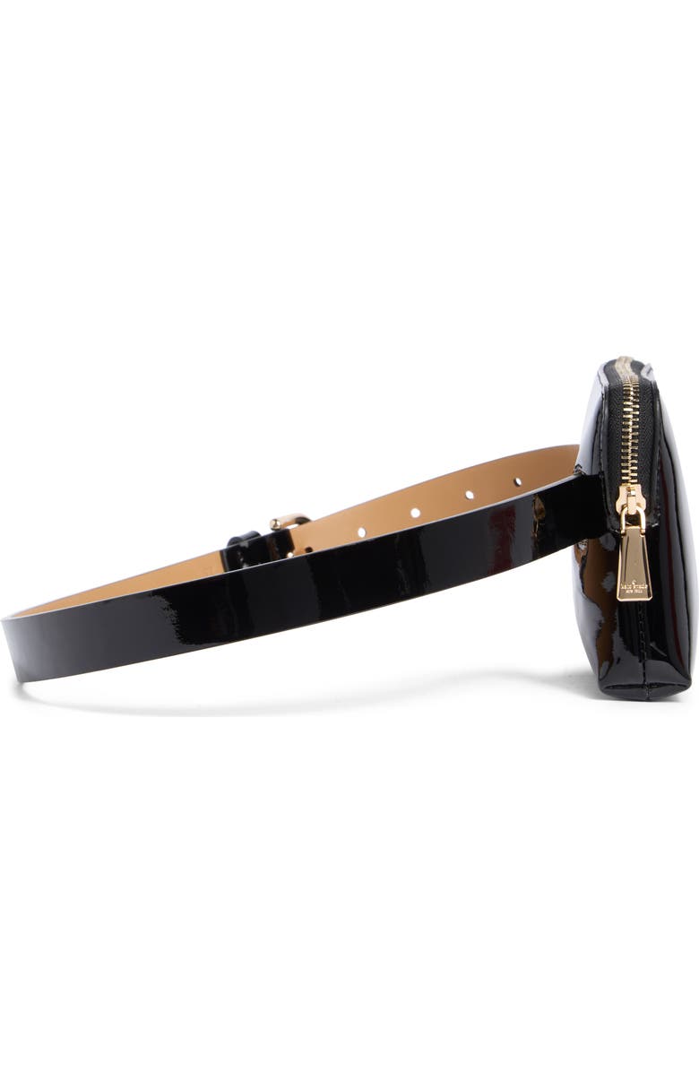 Kate Spade New York patent zip top belt bag, Alternate, color,