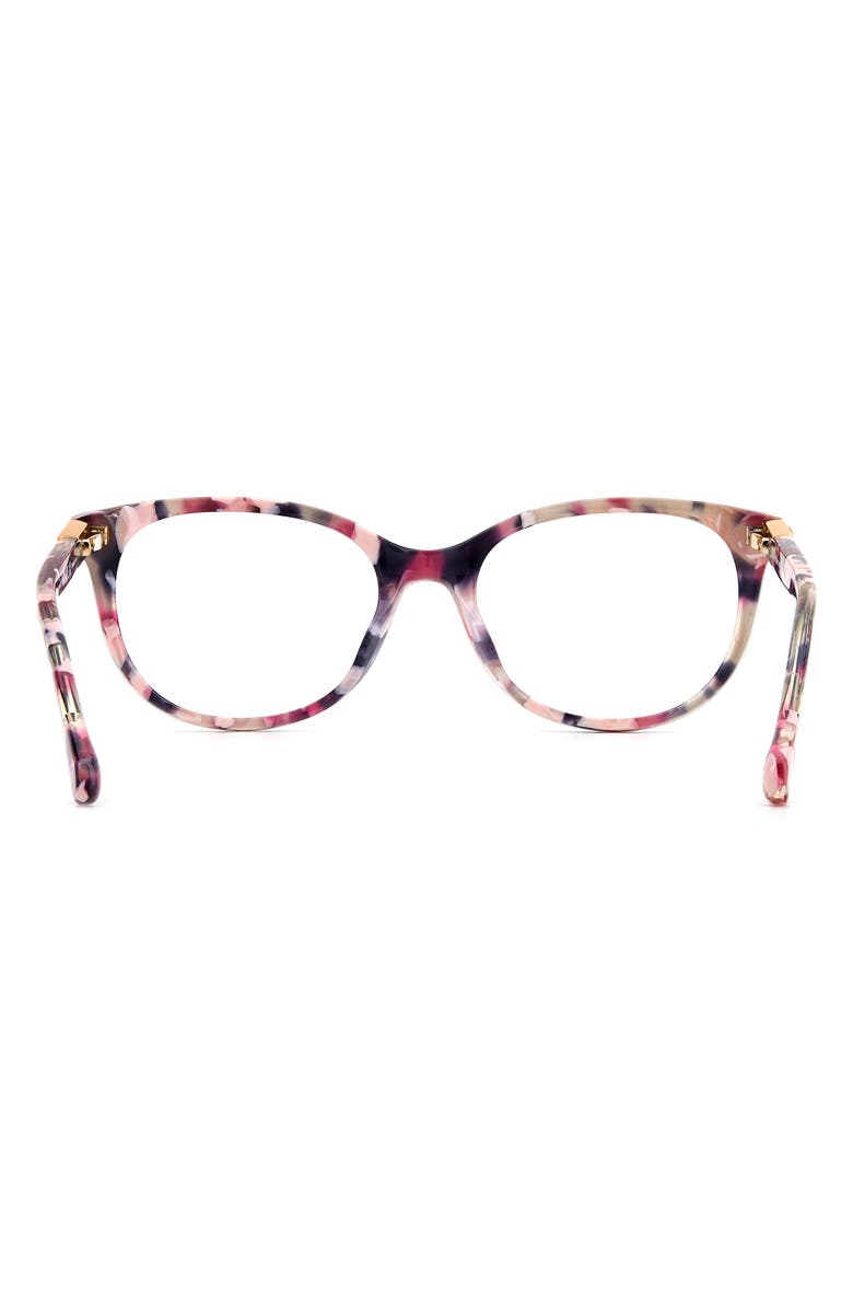 Kate Spade New York joshann 52mm oval optical glasses, Alternate, color, Black
