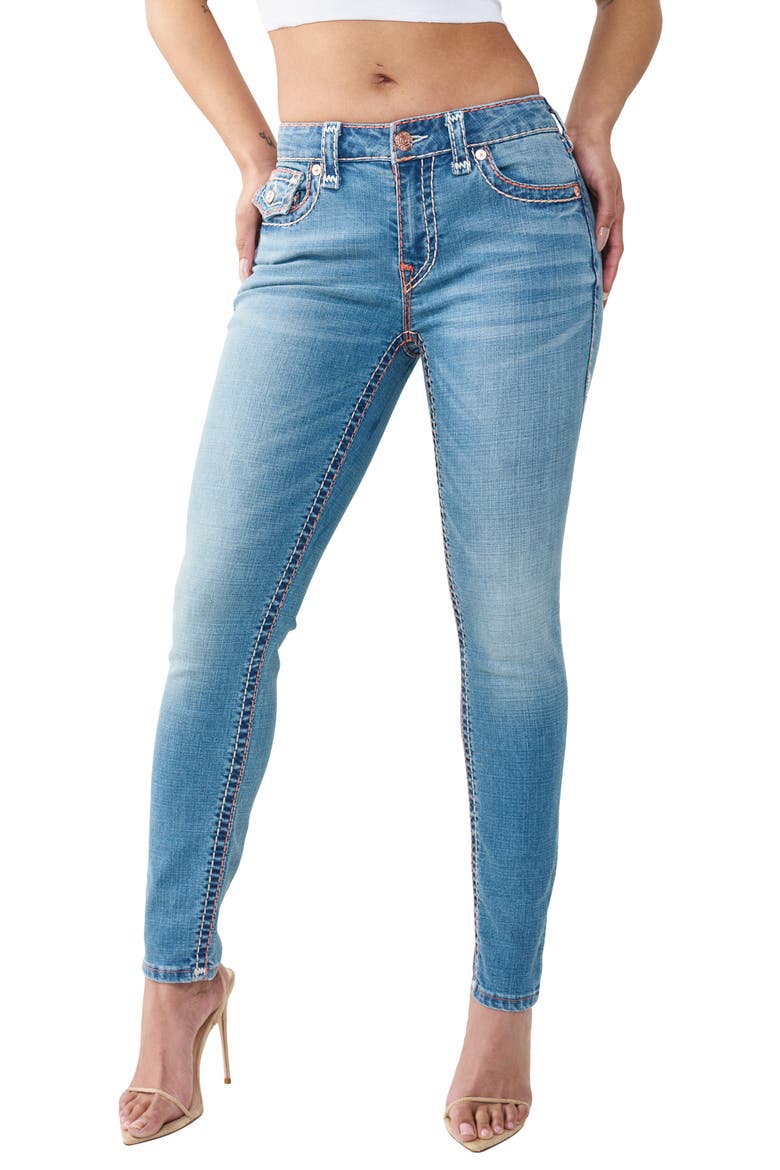 Jennie Super-T Skinny Jeans, Main, color, MEDIUM WASH