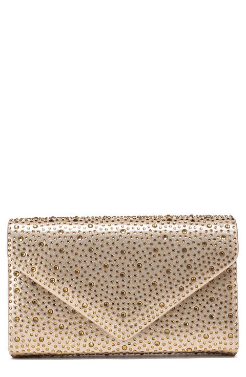Rhinestone Envelope Clutch