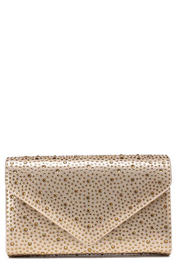 Lady Couture Rhinestone Envelope Clutch