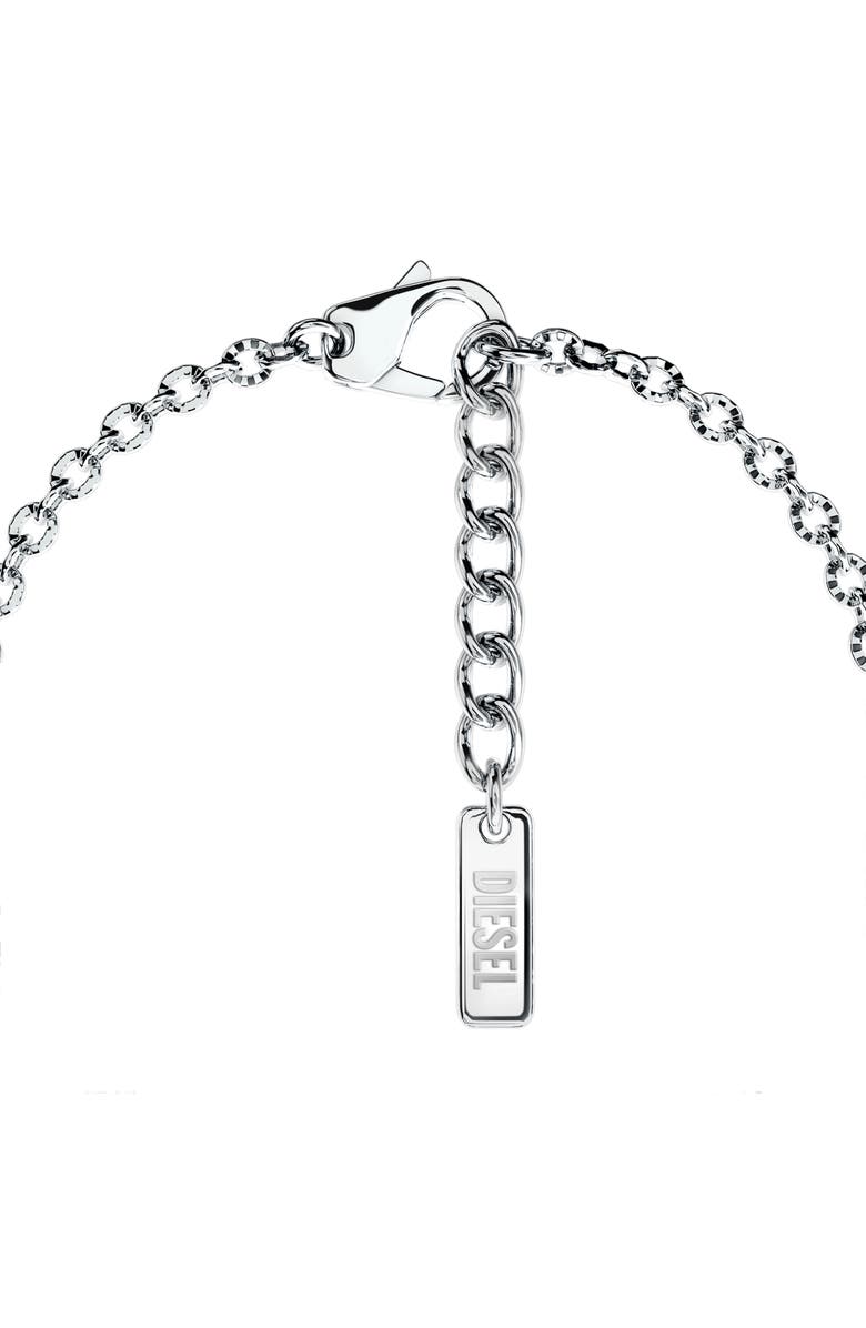 DIESEL<sup>®</sup> Logo Pendant Bracelet, Alternate, color,