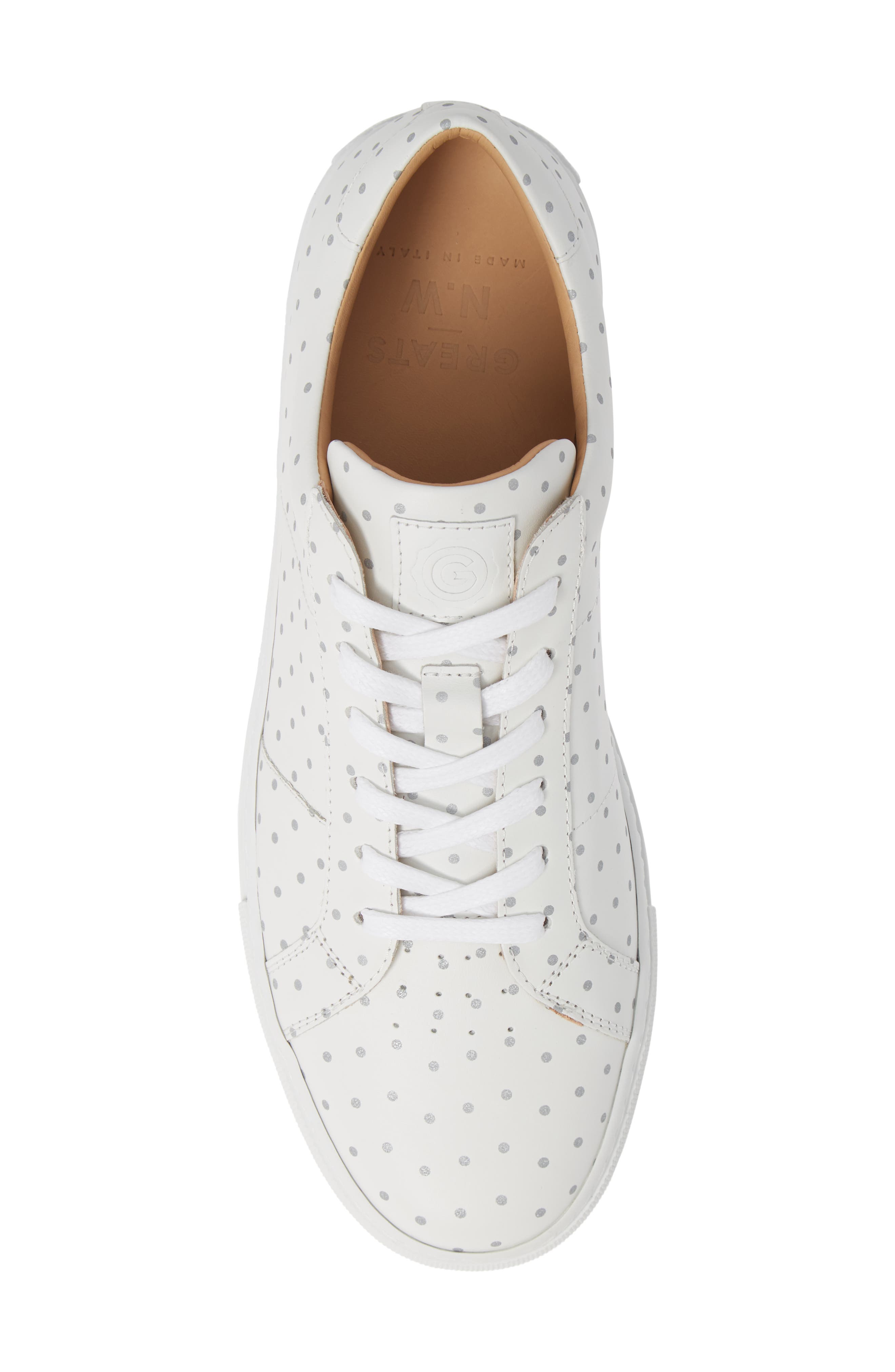 GREATS Nick Wooster x GREATS Royale Dots Low Top Sneaker, Alternate, color, 