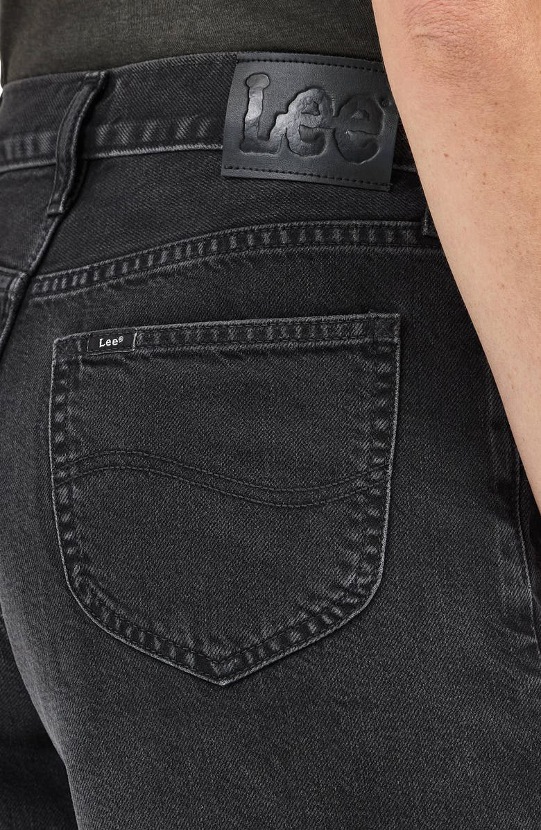 Lee Slouch Denim Bermuda Shorts, Alternate, color, Dark Memory