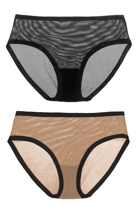 2-Pack Sheer Panties (Regular & Plus Size)