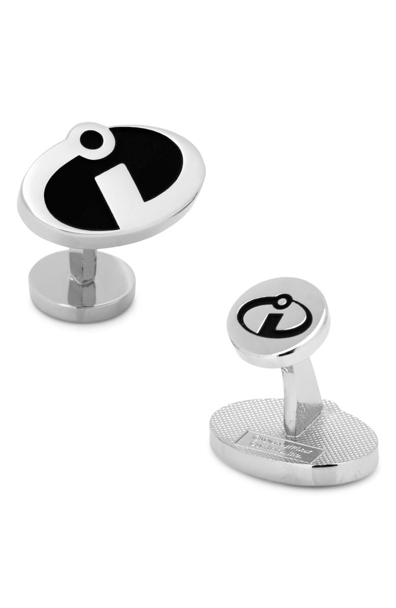 Cufflinks, Inc. The Incredibles Logo Cuff Links, Main, color, Silver