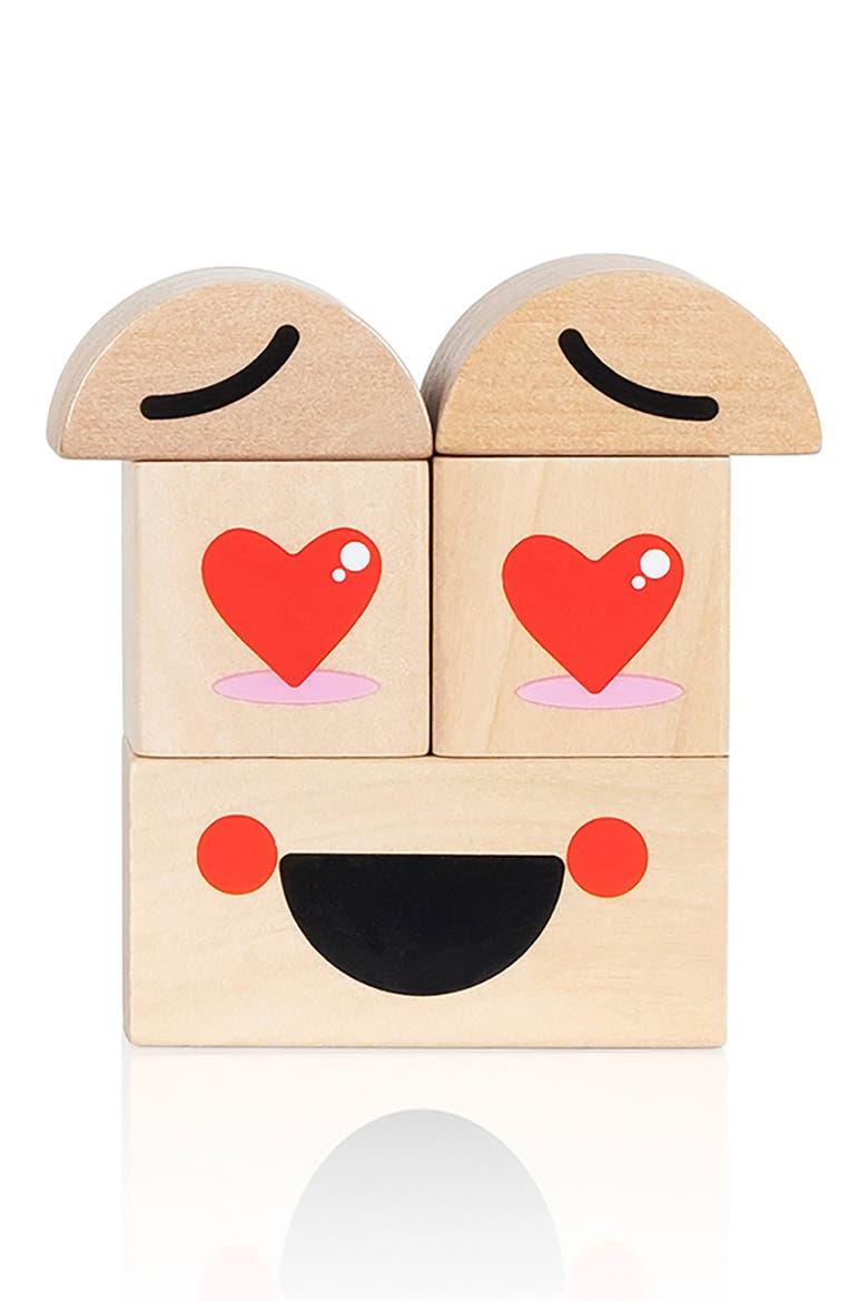 Kids' Expression Wooden Blocks, Alternate, color, MULTI