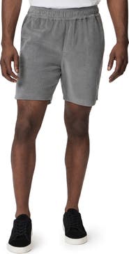 PAIGE Lee Drawstring Terry Cloth Shorts