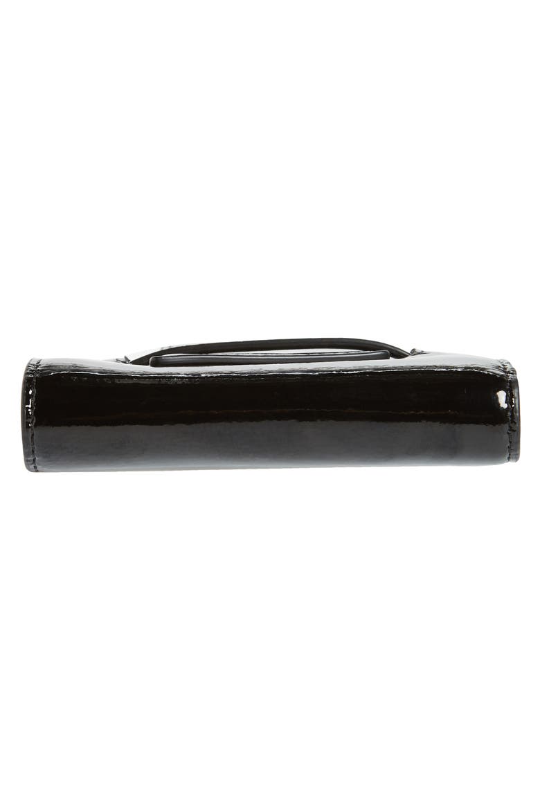 Small Ray Leather Wallet, Alternate, color, LIQUID BLACK
