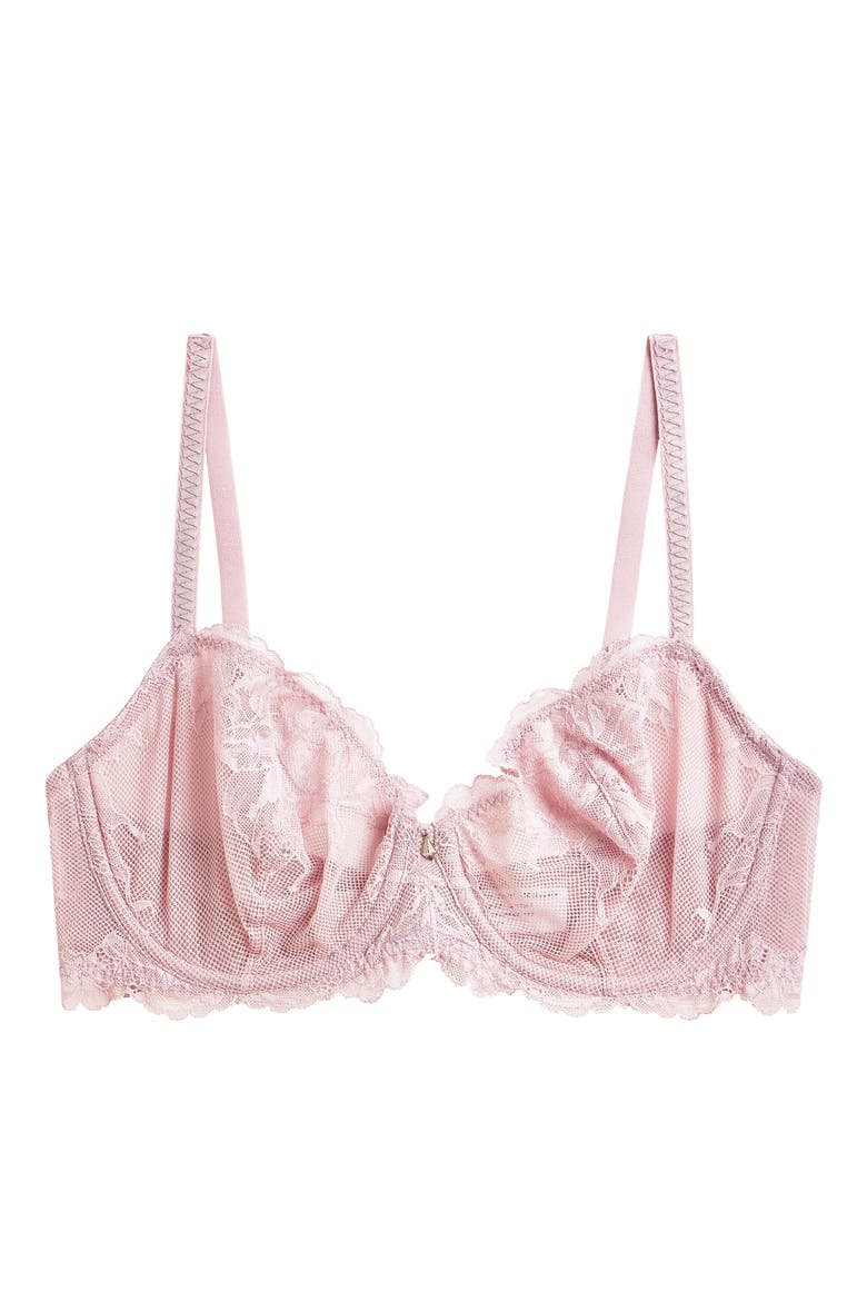 Vivid Attraction Underwire Bra, Alternate, color, WOODROSE