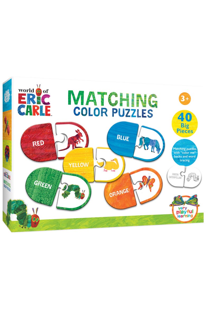 Eric Carle Matching Color Puzzles, Main, color, Multicolor