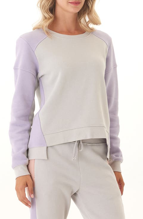 Libby Colorblock Fleece Sweatshirt