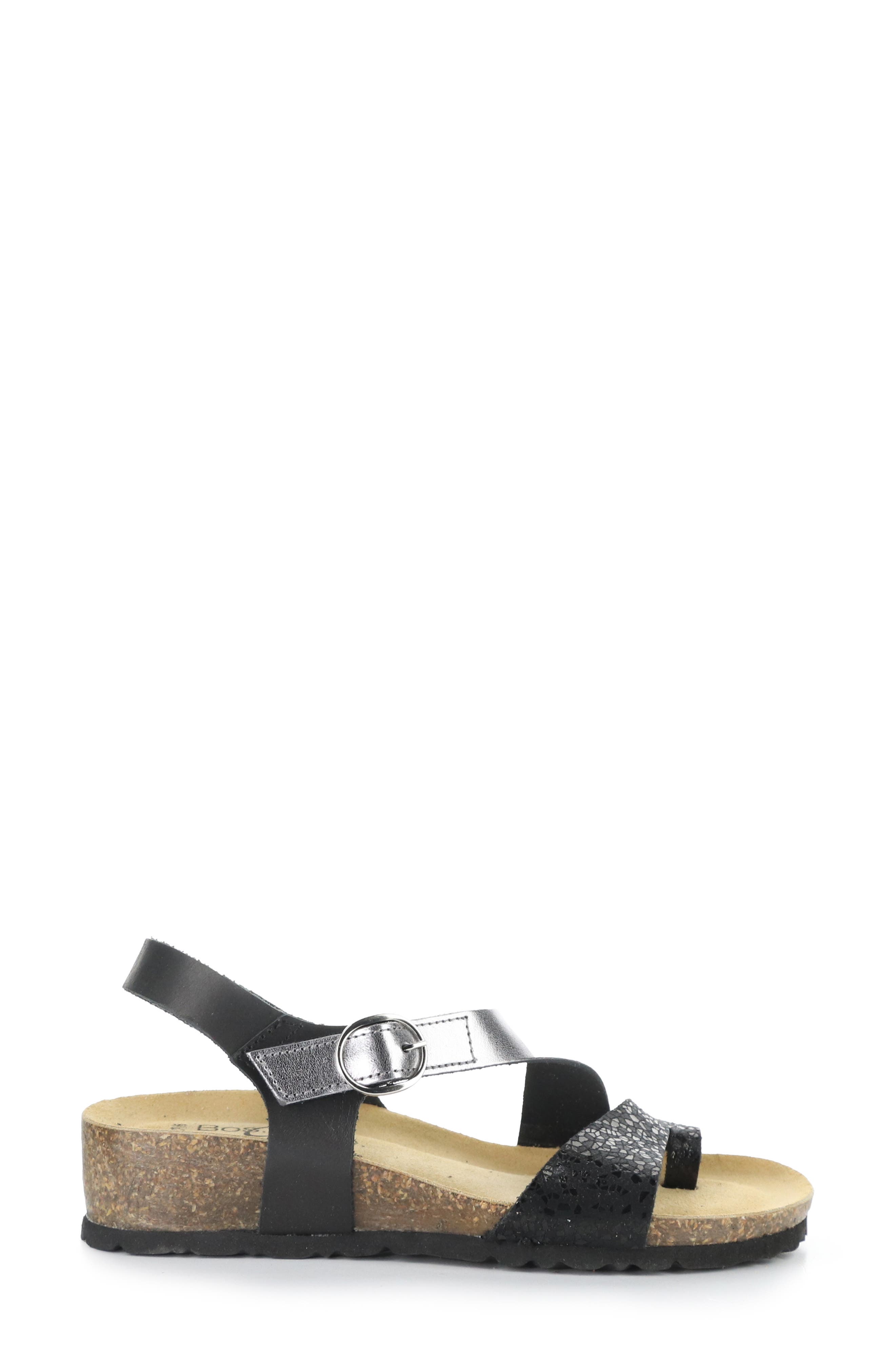 Bos. & Co. Luissa Slingback Platform Wedge Sandal, Alternate, color, 