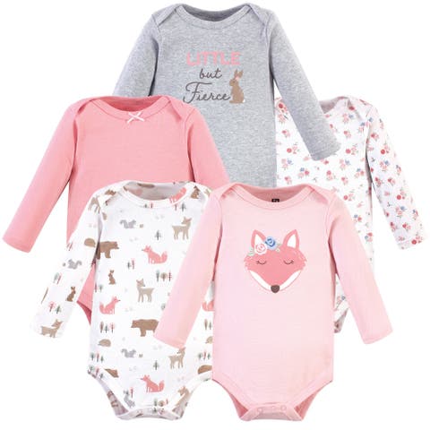 Everyday Long-Sleeve Cotton Babysuits Bundle of 5 (Baby)