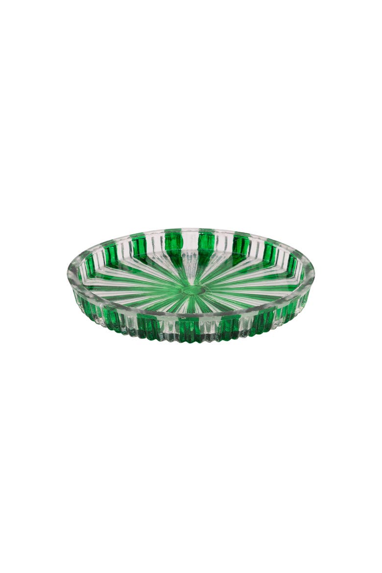Green Peppermint Dish Plate, Alternate, color, Green