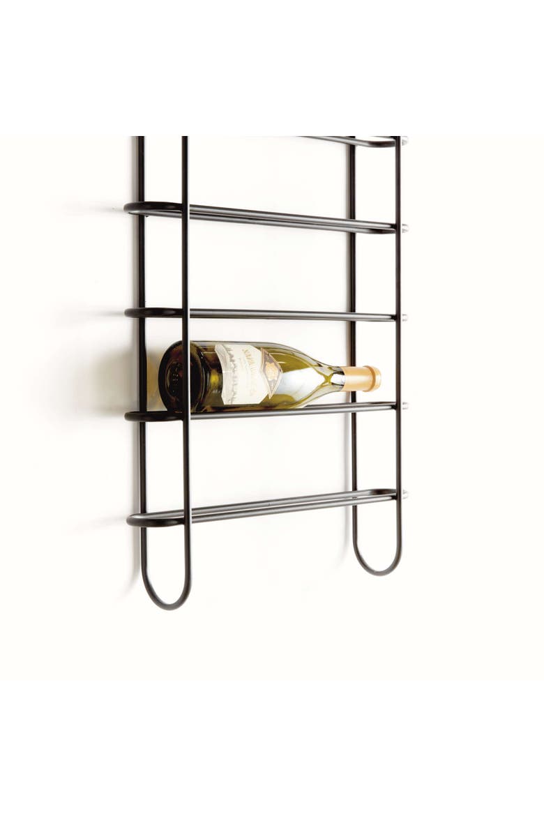 Yountville 6-Bottle Wine Rack, Alternate, color, Black