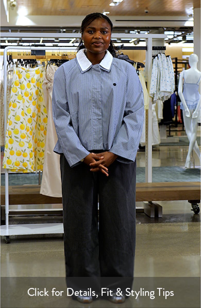 Milton Cotton Gingham Jacket, sales video thumbnail