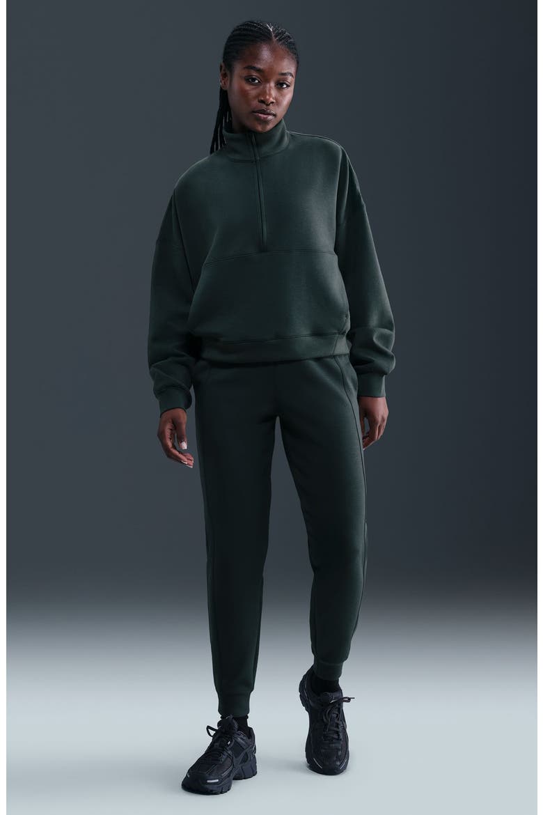 24.7 ImpossiblySoft Dri-FIT Oversize Half Zip Top, Alternate, color, SEAWEED