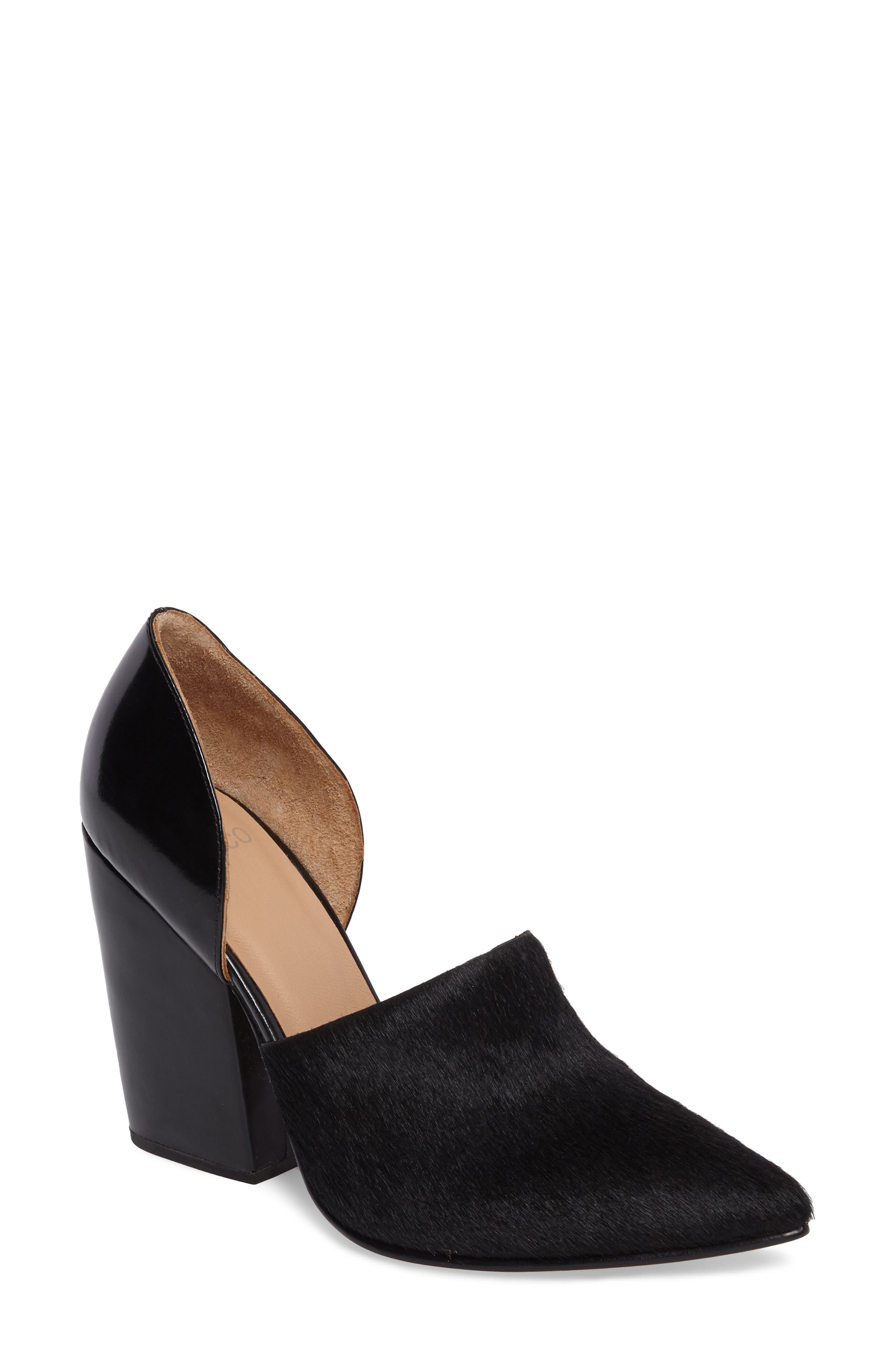 Huma Blanco Willa Calf Hair Pump, Main, color, 