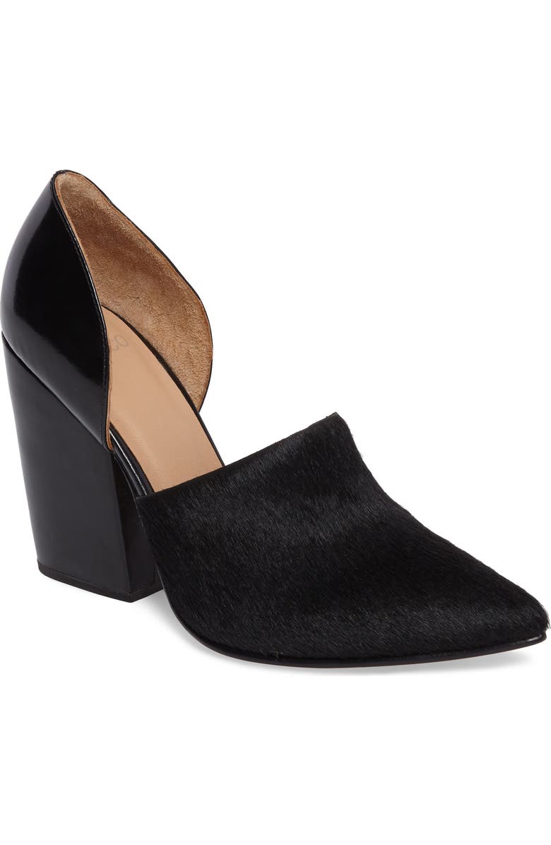 Huma Blanco Willa Calf Hair Pump, Main, color,