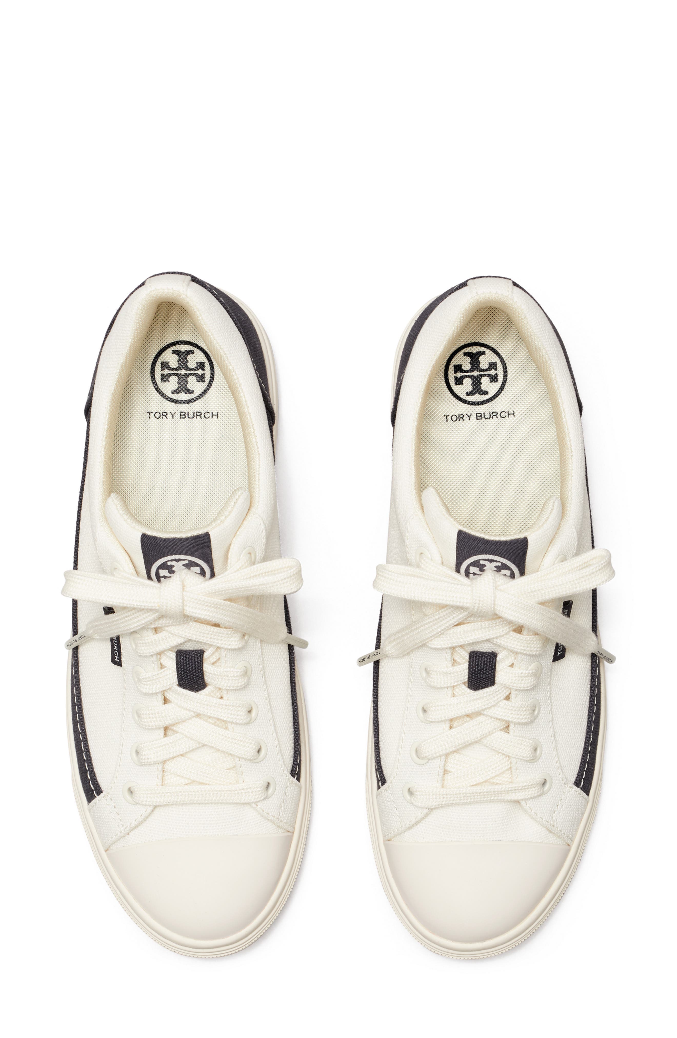 Classic Court Sneaker, Alternate, color, IVORY CANVAS/ NAVY BANDANA