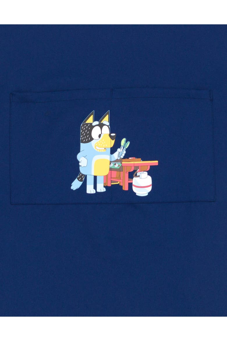 2-Piece Apron and Chef Hat Set, Alternate, color, Navy Blue Bandit
