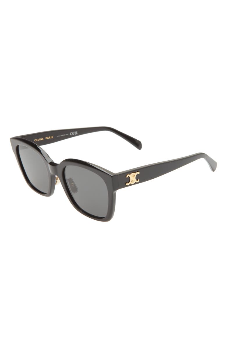 CELINE Triomphe 55mm Rectangular Sunglasses, Alternate, color,