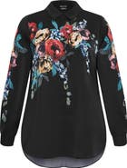 City Chic Phoebe Print Shirt