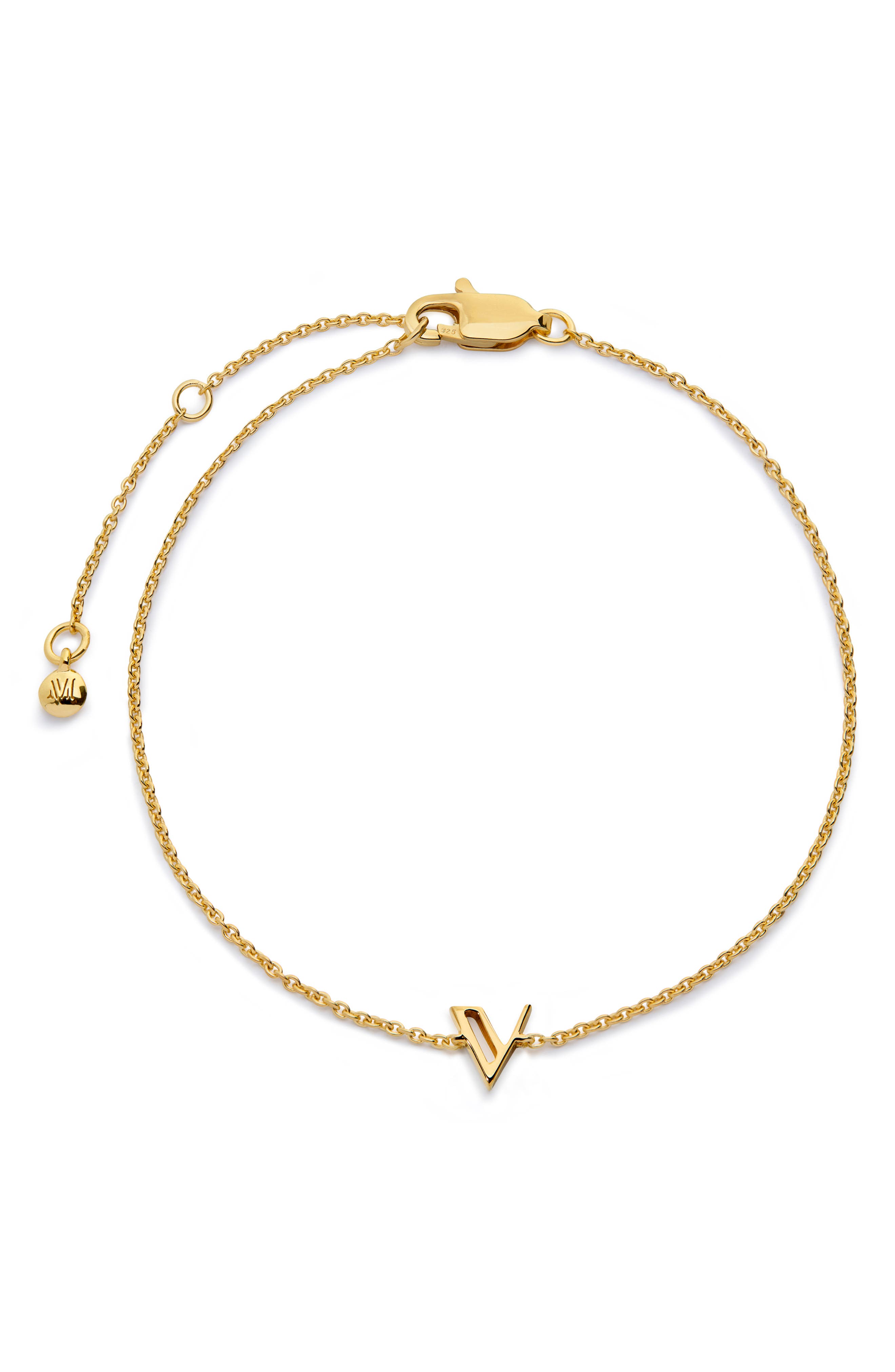 18K GOLD VERMEIL V