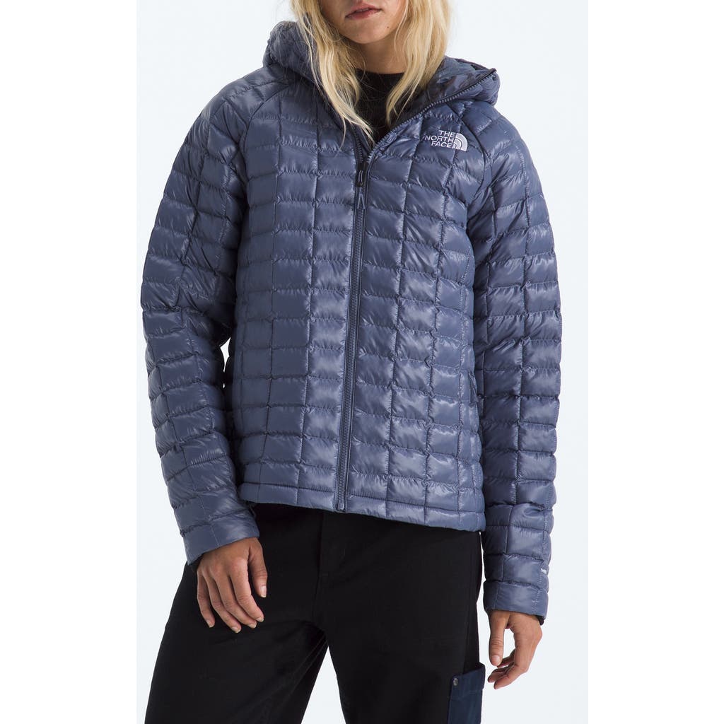 The North Face Thermoball Hooded Jacket In Blue